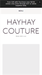 Mobile Screenshot of hayhaycouture.com